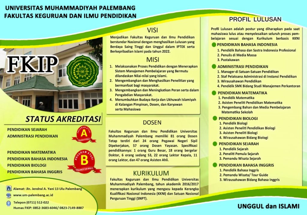 Pendaftaran Mahasiswa Baru T A 2020 2021 Fakultas Keguruan Dan Ilmu Pendidikan Universitas Muhammadiyah Palembang Fakultas Keguruan Dan Ilmu Pendidikan Umpalembang